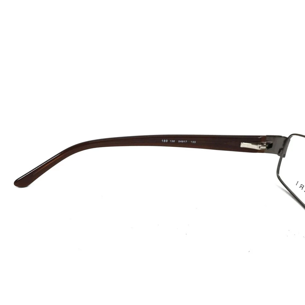 Bvlgari Eyeglasses Frames 189 138 Titanium Brown Rectangle Wire Rim 54-17-135